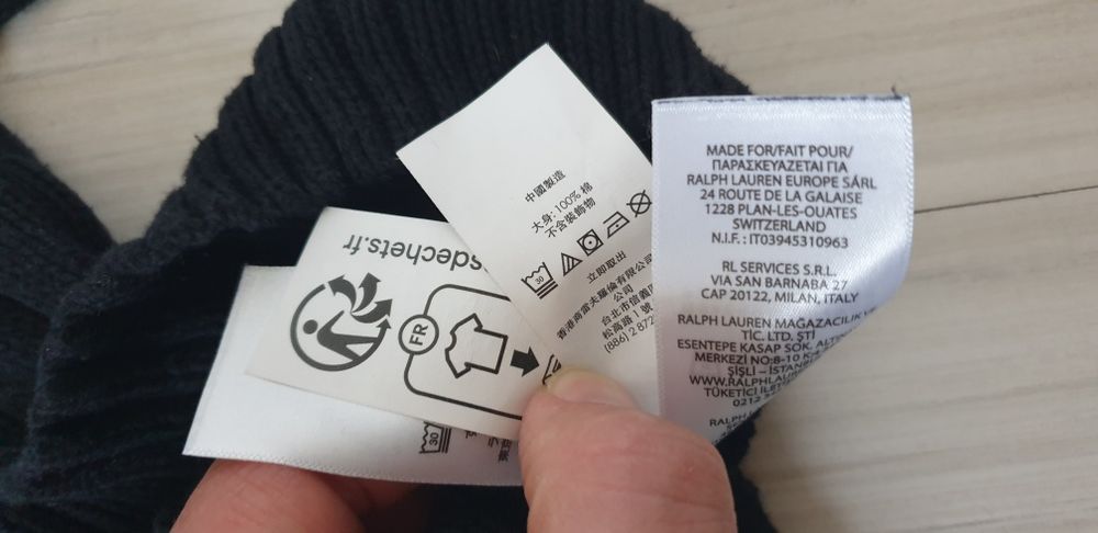 POLO Ralph Lauren Cable Pima Cotton V - Neck M ОРИГИНАЛ Дамски Пуловер