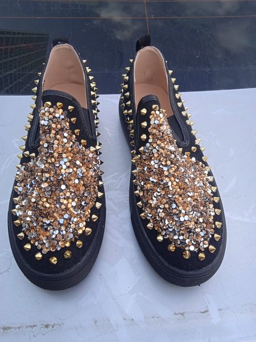 Обувь летняя с блёстками