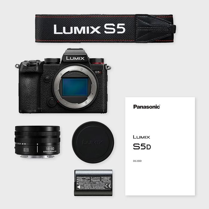 Aparat Foto Panasonic LUMIX DC-S5DN (body S5D si obiectiv 18 - 40 mm)