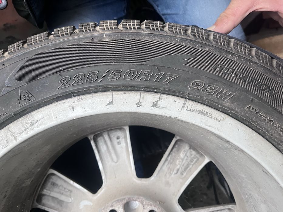 Jante audi r17 cu anvelope