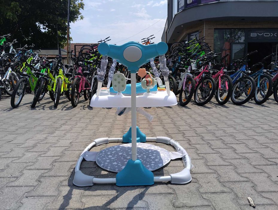 MONI Детско бънджи HOP син