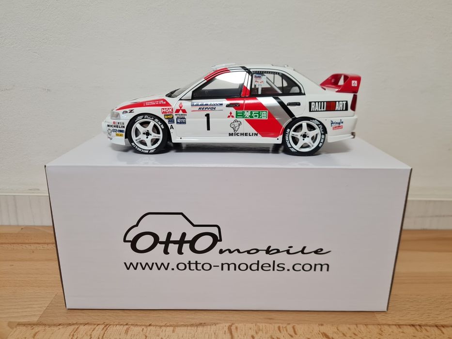 Vand machet Mitsubishi Lancer EVO 6 Rally scara 1/18 Otto-Models