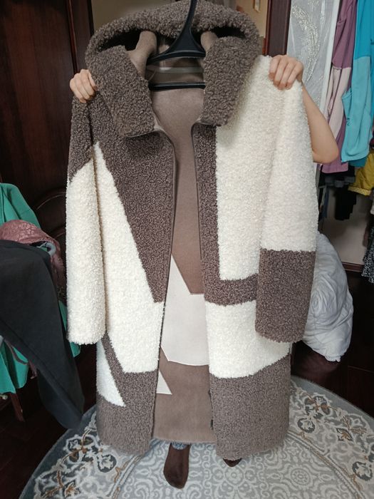 Пальто дублёнка тэди.