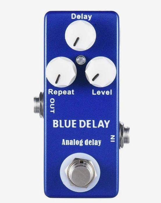 Blue Delay Guitar Electric