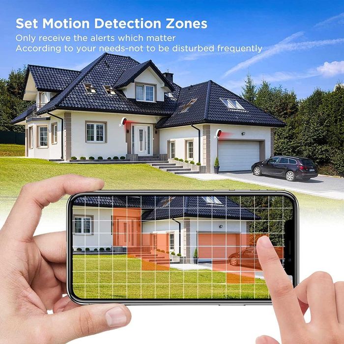 G-Homa Безжична камера за наблюдение, WiFi камера, 2-посочно аудио