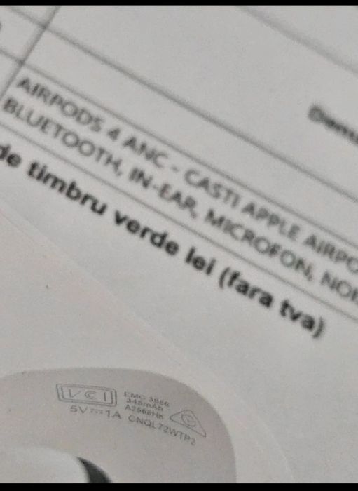 AirPods 4 cu ANC -originale folosite foarte puțin