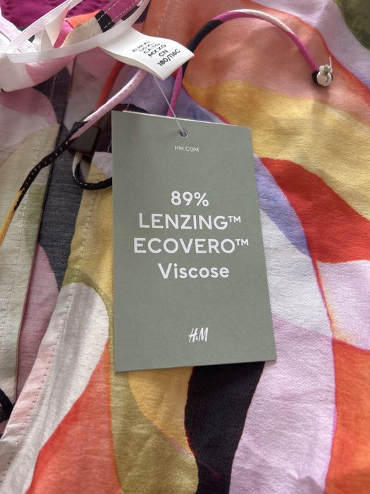 Superba rochie de vara H&M snururi si fente - XL