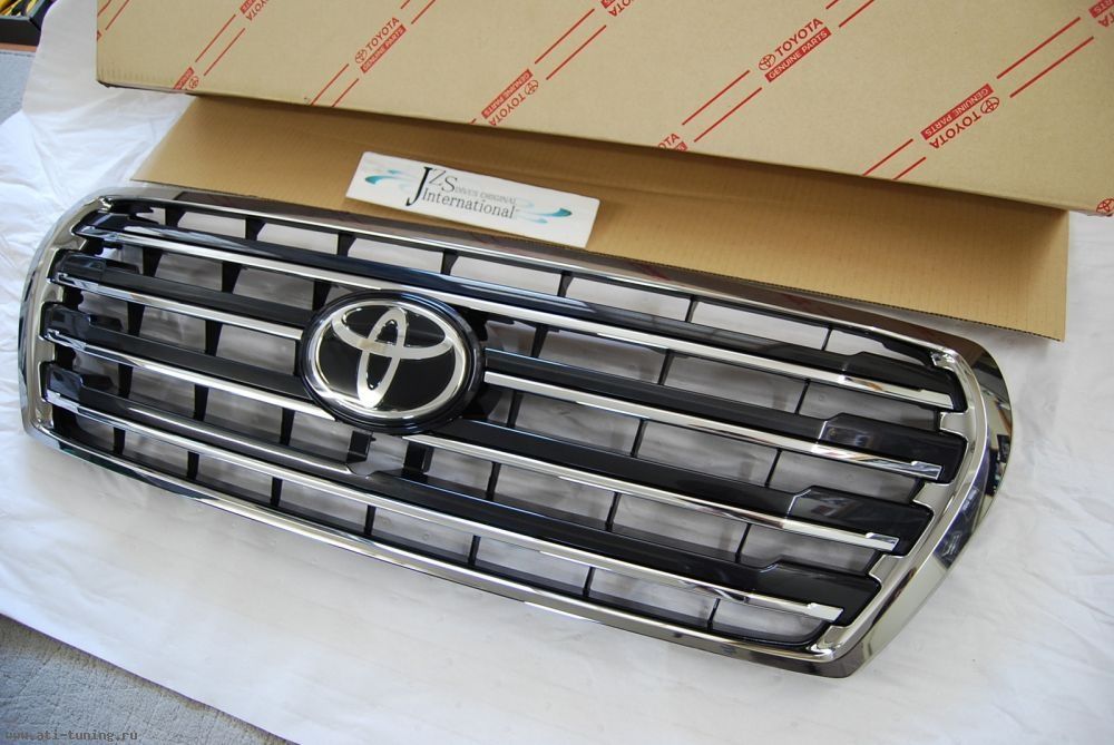 Решетка на Toyota Land Cruiser Prado 200 (07-) / Ленд Крузер Прадо 200