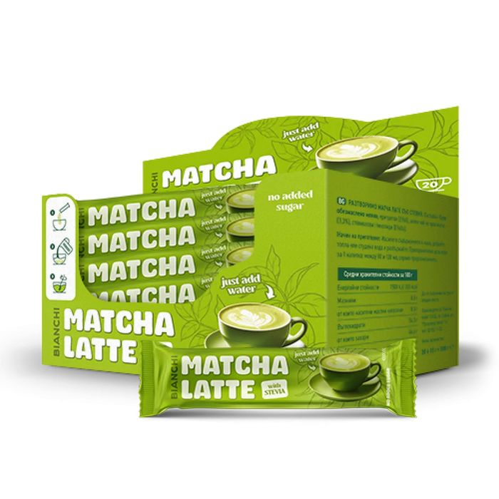 Matcha latte (в пакетчета)