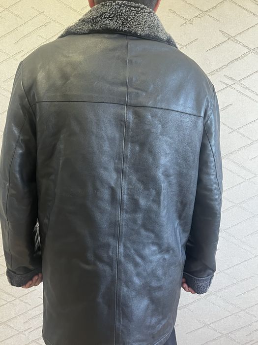 Кожанная дубленка