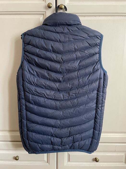 Тъмно син пухен елек – размер XS/S