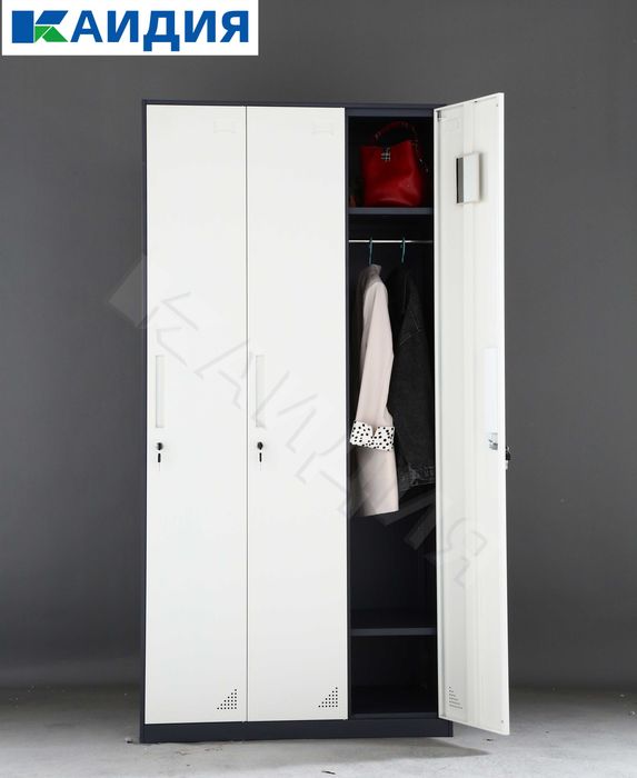 Шкаф для одежды прочный металлический | Mustahkam metall kiyim shkafi