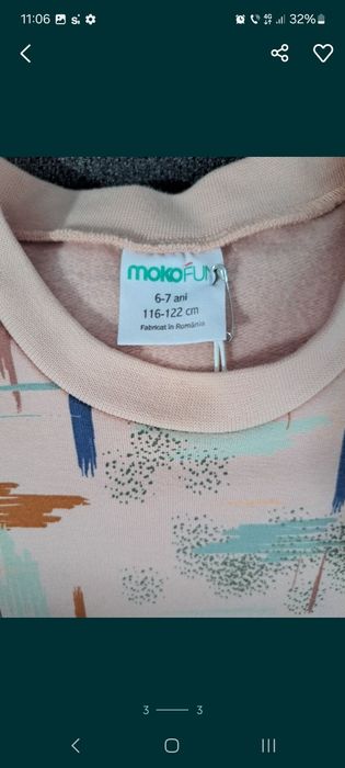 Rochita Mokofun mărime 116-122 cm