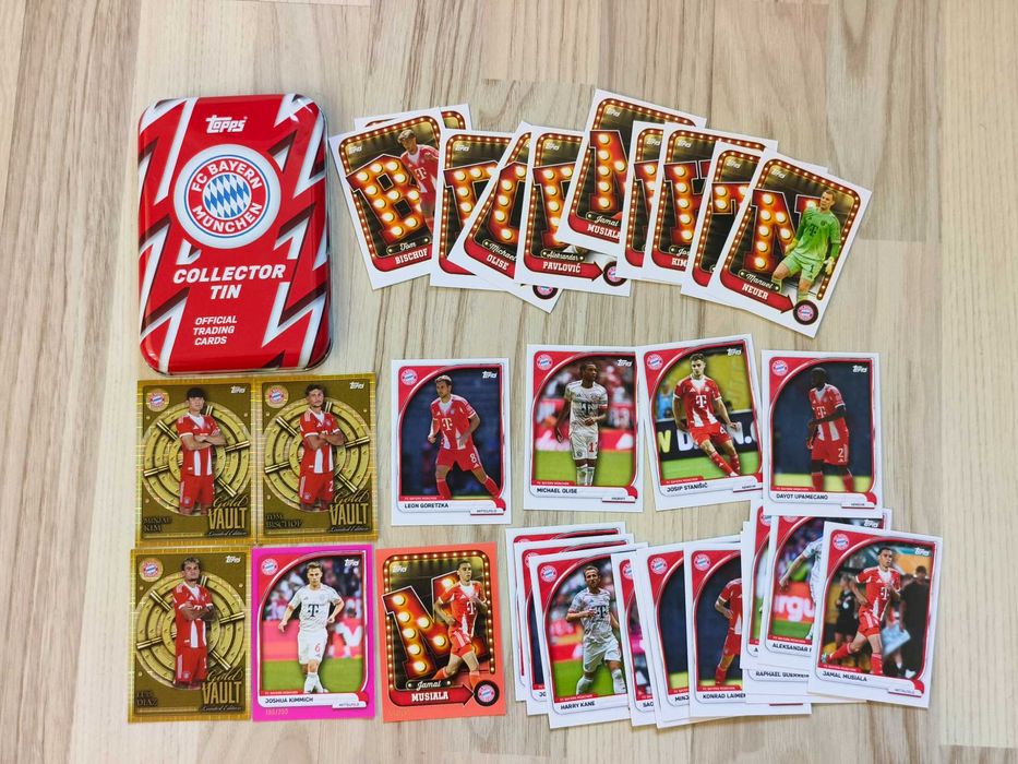 Topps Bayern Munich 25/26 collector set tin