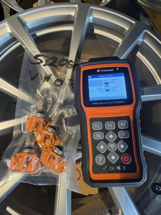 4 buc senzori presiune roți originali VW Audi Skoda Porsche 5Q0907275B