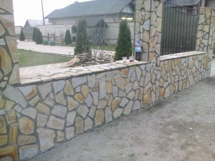 Piatra naturala de munte de Grecia 100%. Lucrez în toată Țara