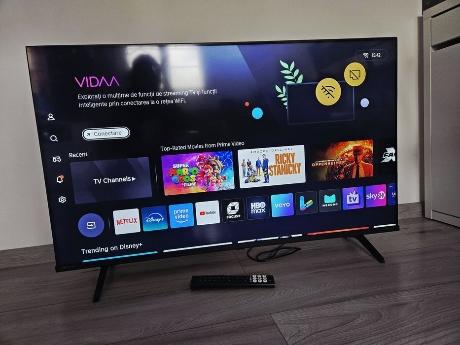 Televizor Hisense 43A6Q – 43” (108 cm), 4K Ultra HD, Smart TV – ca nou