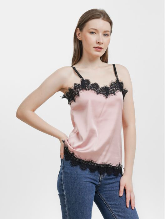 Шелкоые блузы топы