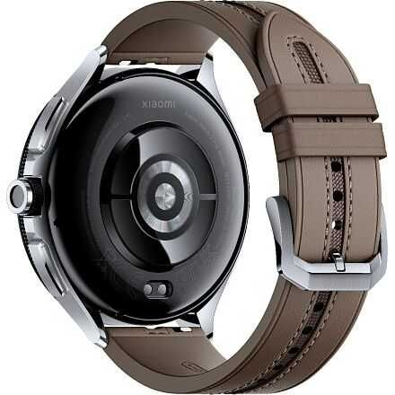 Часы Xiaomi Watch 2 Pro Bluetooth Silver (Brown Leather Strap)