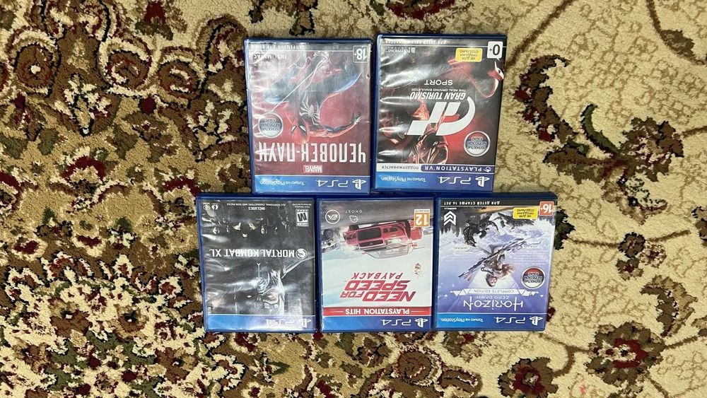 100000тг PS4 +7 игр