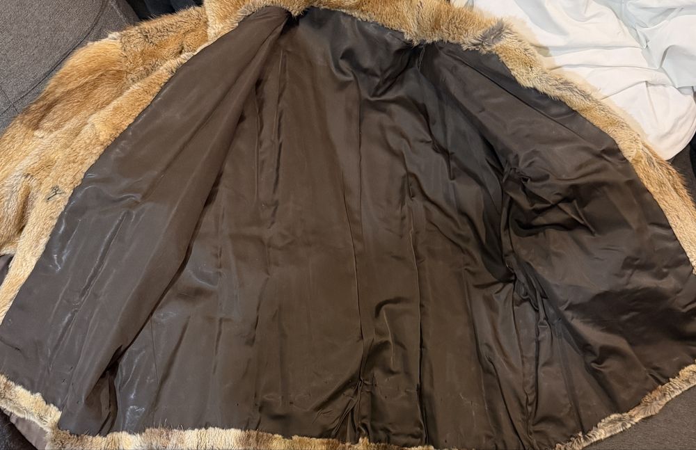 Jachetă blană naturală (Bizam)- Model Vintage