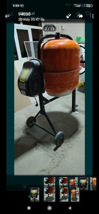 Betonameshalka sotiladi.