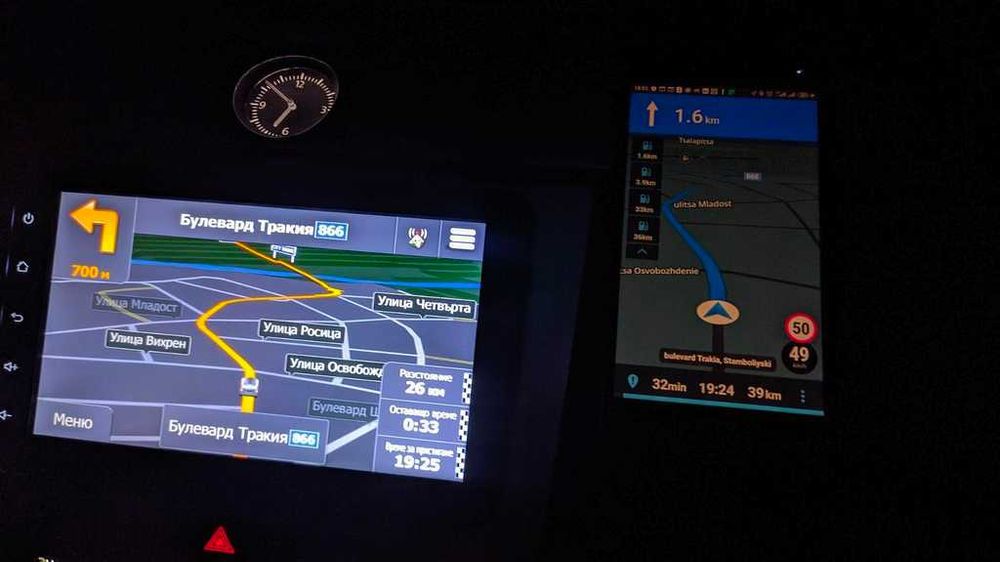 Карта с навигация gps