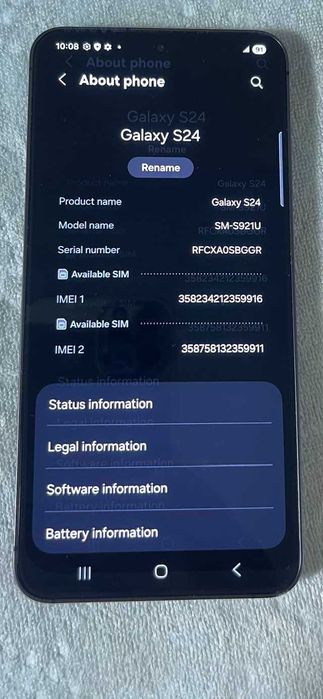 Samsung S24 -Qualcomm SM8650-AC
