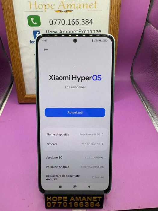 HOPE AMANET P2-Redmi note 14 256 GB/8 RAM