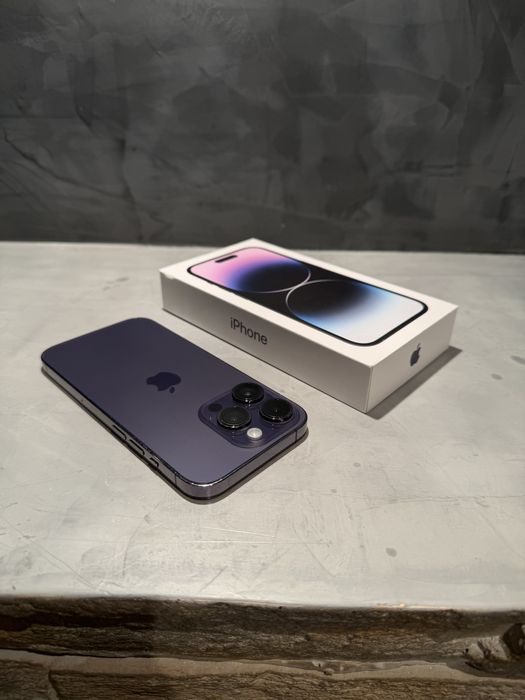 КАТО ЧИСТО НОВ Iphone 14 Pro 256 GB Deep Purple