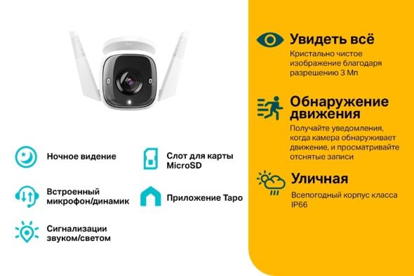 Камера от фирмы tp-link tapo качество гарантия