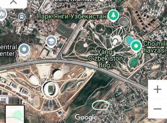 ЯНГИ ЎЗБЕКИСТОН Богиниг рўпарасидаги маҳаллада. Жойлашган  6  сотх ер