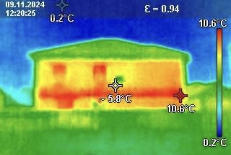 Утечка. Услуги тепловизора.