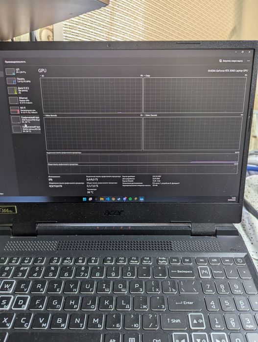 Ноутбук игровой (nitro 5 acer)