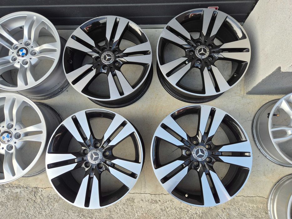 4 Jante Aliaj 5x112 18'' - OEM Mercedes A Class CLA B Class C Class VITO V-Class VIANO - 7.5J ET 52 !