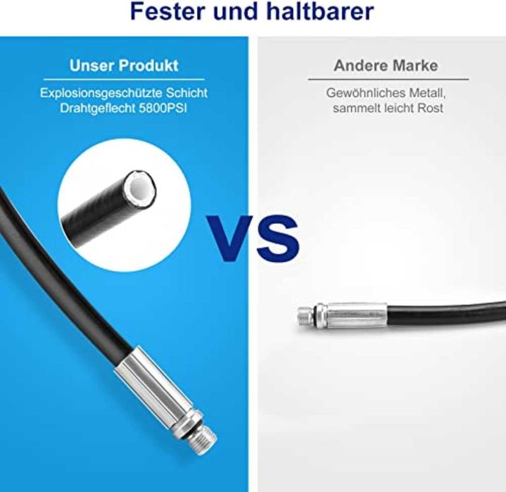 Маркуч за отпушване на канали за водоструйки Karcher, Lavor Bosch и др