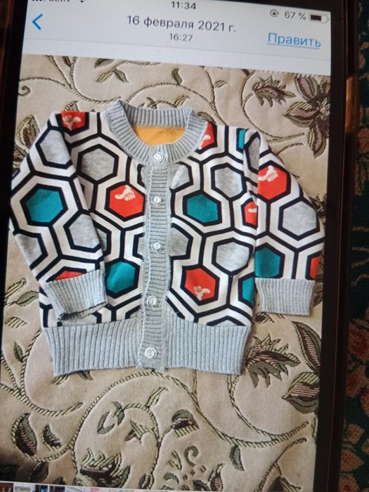 Детский теплый костюм