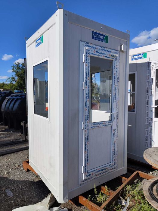 110х110 / 135х135 Охранителна кабина/Кабина за охрана/Панелен павилион