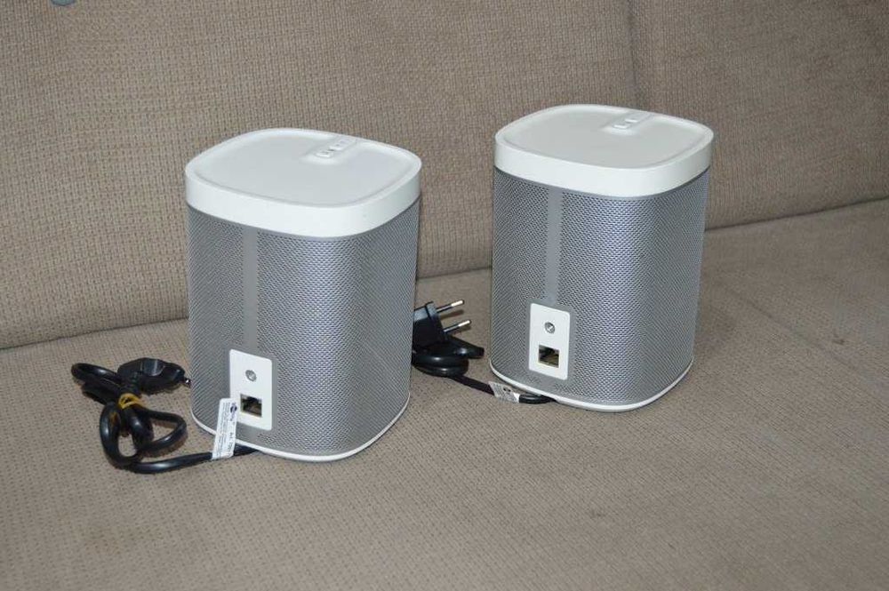 Pereche Boxe Inteligente Sonos Play:1 (Stereo Pair / Multiroom, Wi-Fi, Ethernet, Albe)