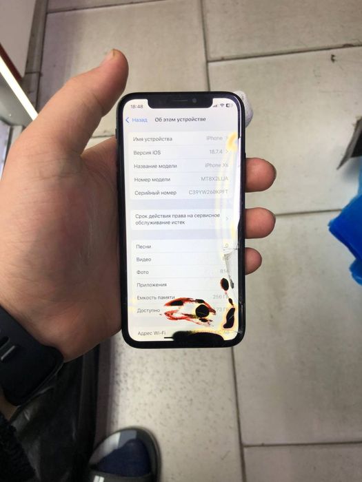 Apple iphone xs qora 256