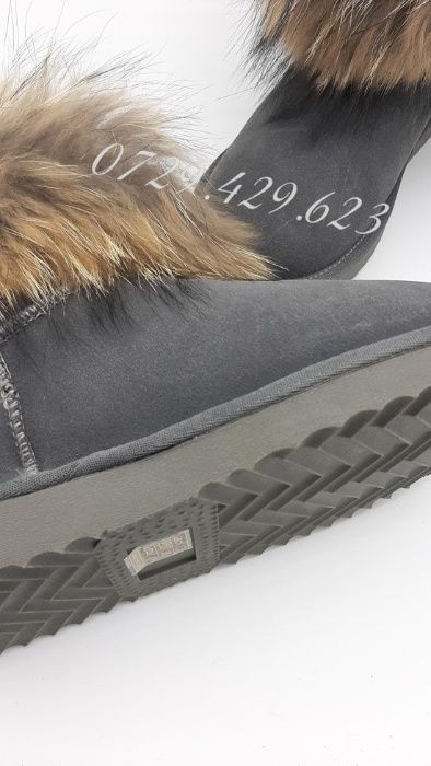 Cizme / ghete UGG - blana naturala, piele naturala
