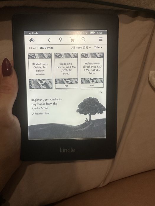 Kindle с подсветка