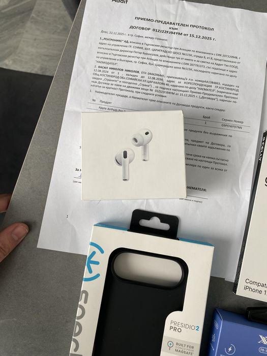 Iphone 17 Air Balck 256gb с Apple AirPods 3 pro