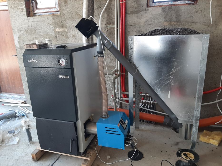 2340лв Самопочистваща Всегоривна Пелетна горелка