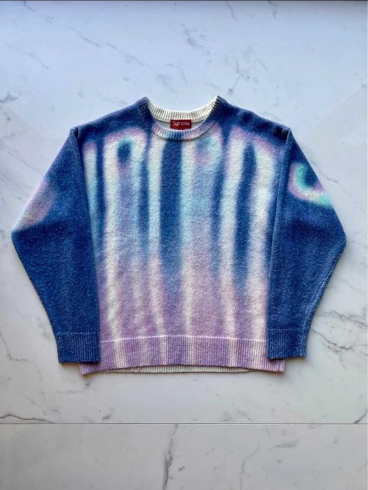 Supreme Blurred  Logo Sweater