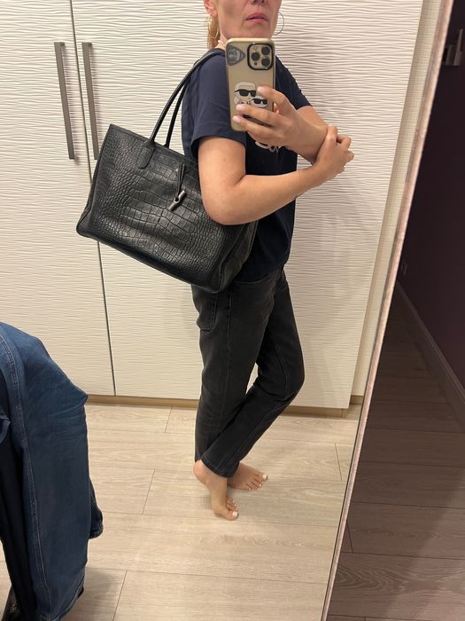 Geanta piele Longchamp