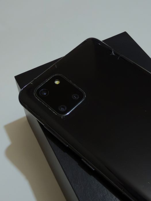 Samsung Note 10 Lite, qora, telefon