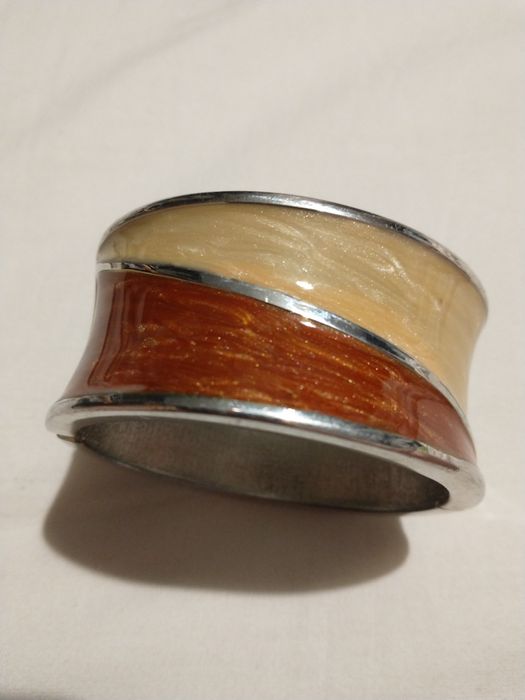 Bratara inox si email