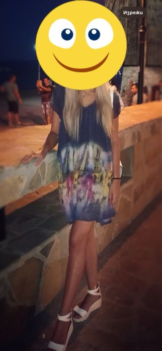 Копринена рокля Manuela