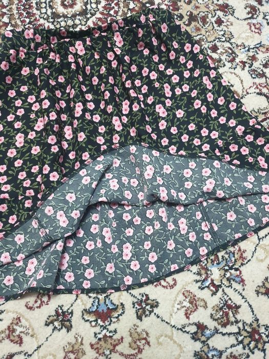 Юбка женская в цветочек